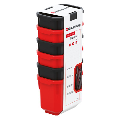 Ящик для інструментів Kistenberg набір ємностей 6 шт, 110*75*263, TITAN, KTIS11 (KTIS11) Вінниця - фото 8