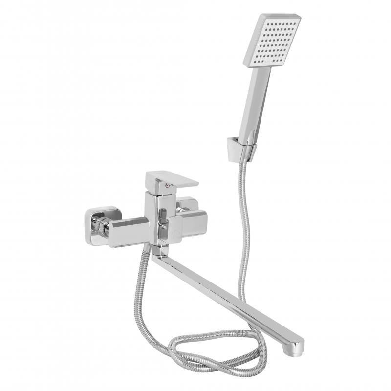 Смеситель для ванны Lidz Dozorca 005 c душевым гарнитуром (k35) LDDOZ005CRM45405 Chrome Киев - изображение 1