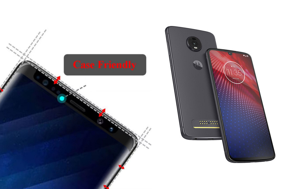 Захисне скло HyperGlass Pro для Motorola Moto Z4 – максимальна чутливість та захист Київ - фото 4