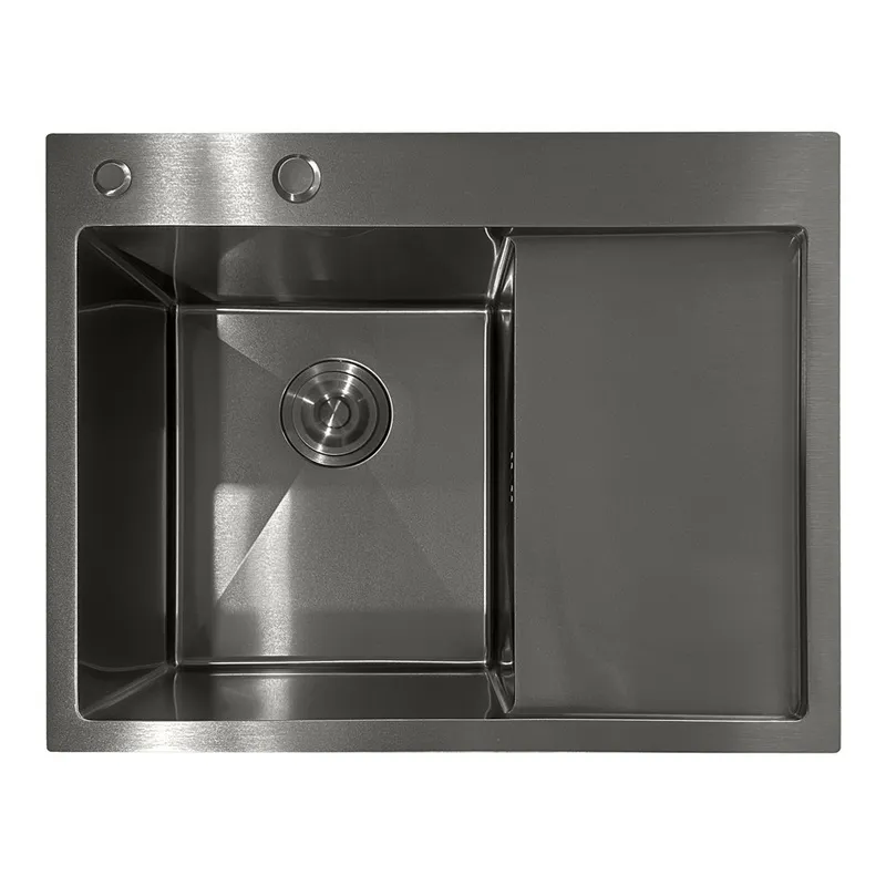 Мийка з нержавіючої сталі Mixxus MH6350L Nano-Black графіт 3.0/0.8 Харків - фото 1