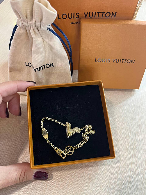 Луї Віттон браслет / Louis Vuitton браслет покриття срібло та золото Одеса - фото 2