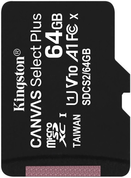 Картка пам'яті для домофона microSDXC Kingston Canvas Select Plus 64 GB Class 10 А1 UHS-1 Київ - фото 2