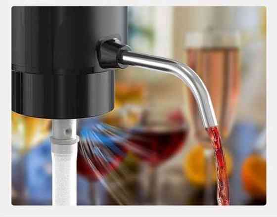 Электронная помпа аэратор для вина,диспенсер аккумуляторный.Винный электродозатор с аккумулятором для бутылки Каменец-Подольский