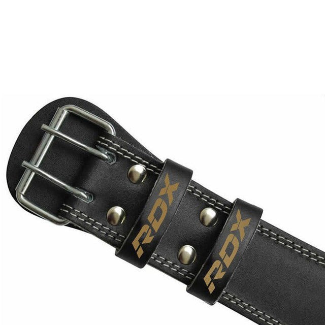 Пояс для важкої атлетики RDX 6 шкіряний Black Gold M Каменское - изображение 3