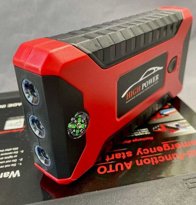 Пускозарядное устройство бустер JUMPSTARTER 99800 mAh (300/600A) ОПТ Киев - изображение 4