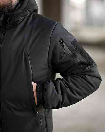 Зимовий тактичний костюм PANCER чорний ТР6498 Одеса