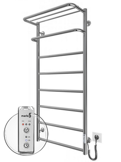 Електрична рушникосушарка Mario Hotel -I 1090х530/240 TR K з полицею Київ - фото 1
