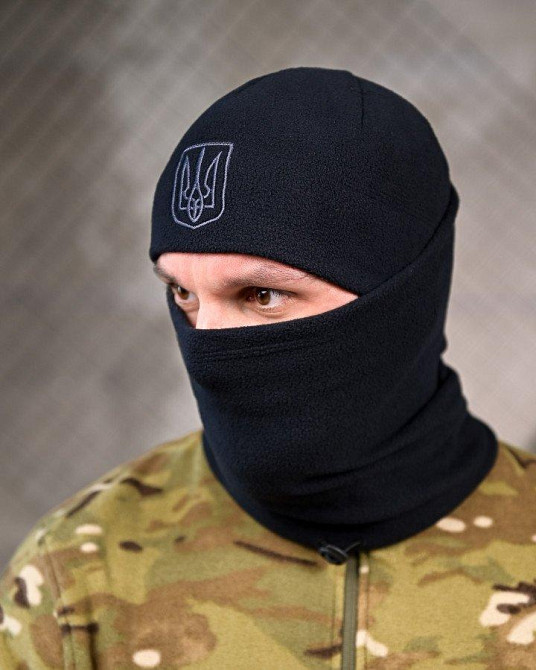 Комплект шапка баф ДСНС синій ВТ5143 Одеса - фото 1