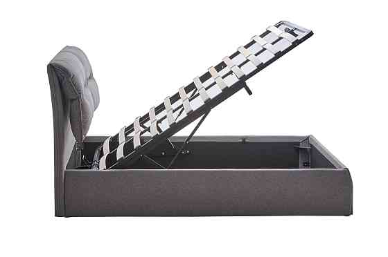 Ліжко м'яке 1600*2000 Сандра, сірий Київ