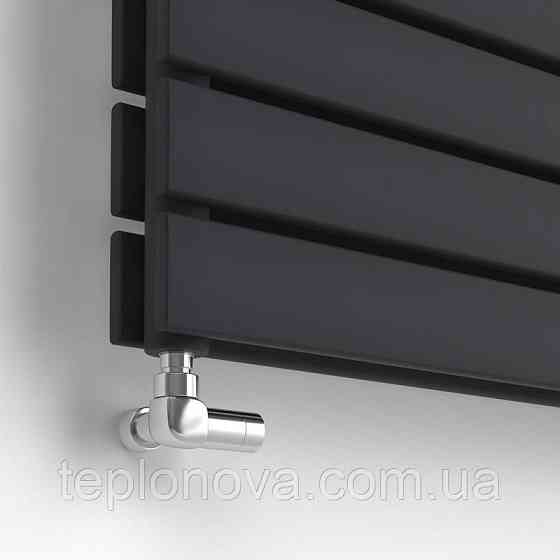 Дизайнерский радиатор 340/1600 (мм) чёрный мат IDEALE VITTORIA H (нижнее подключение) 12 5/340/1600 Черновцы