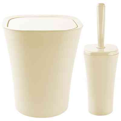 Набір для ванної кімнати Planet Household Papillon 2 предмети кремовий (6890) Вінниця