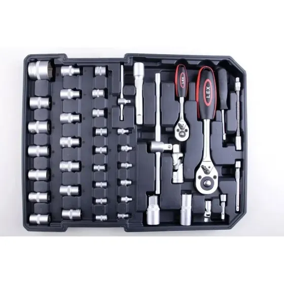 Набір FERRUM FRSS186R — UK якість, 186 од. у кейсі на колесах Львів