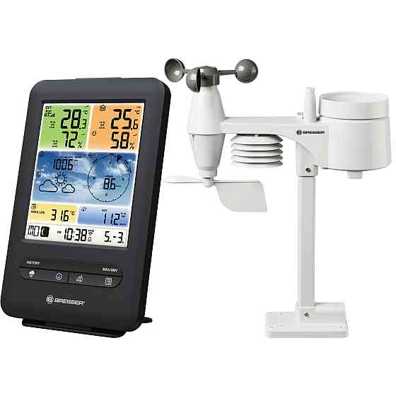 Метеостанция Bresser Weather Center 5-in-1 V WIFI Professional colour (7002585) Киев