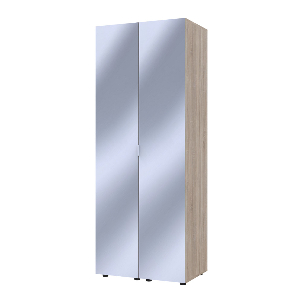 Комплект пеналів для одягу Doros Гелар (2 шт.) 78х49,5х203,4 см 2 Дзеркала/Дуб сонома (DRS-011127) Львів - фото 1