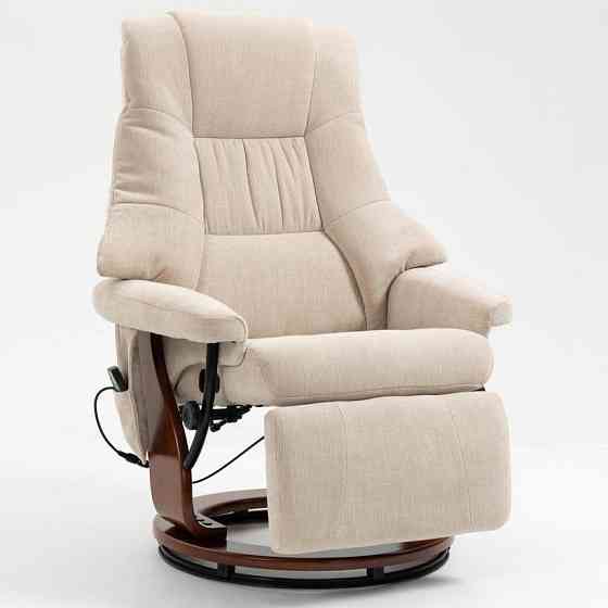 Крісло для відпочинку Avko Style ARMH 001 Beige з масажем, підігрівом і підставкою для ніг Київ