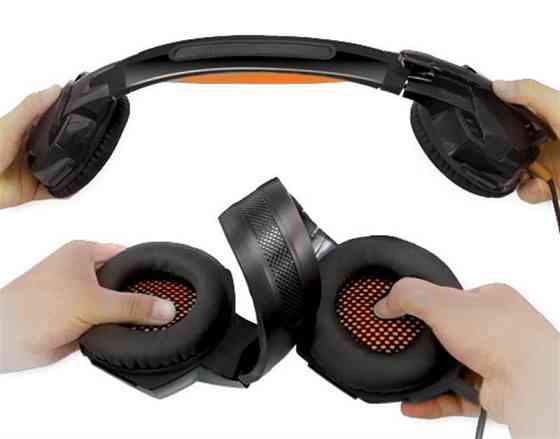 Гарнітура REAL-EL GDX-7700 Black/Orange ( Помаранчевий ) Харьков