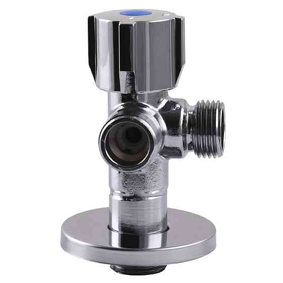 Кран кульовий кутовий подвійний SELBA 1/2″х 1/2″х1/2″ DOUBLE (SL1588) Тернопіль