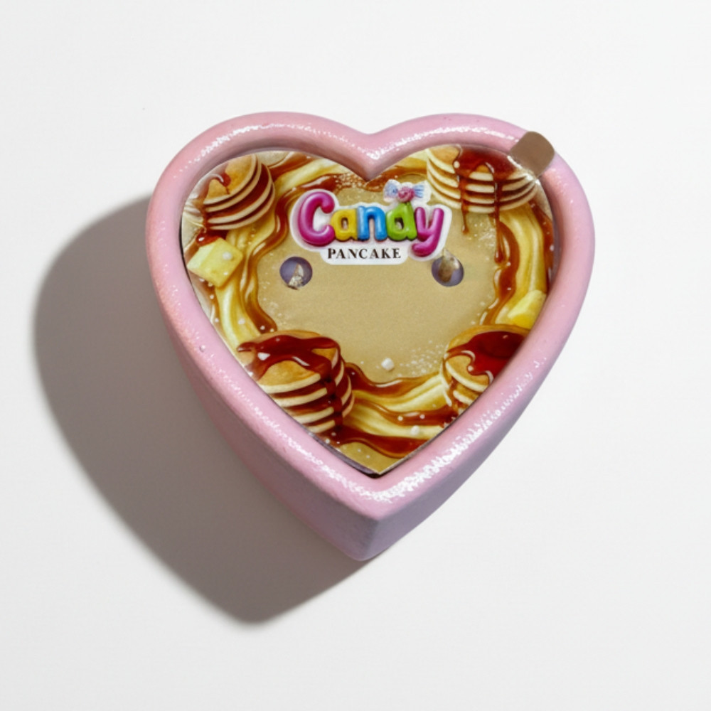 Масажна свічка з ароматом панкейка Candy Pancake у формі серця, 70 мл Sex Aura Київ - фото 8