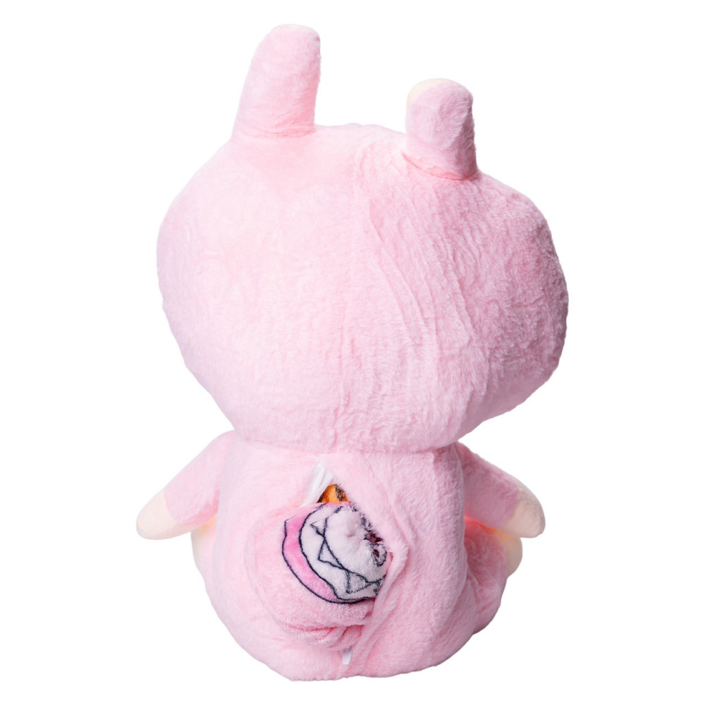 М'яка іграшка-плед, подушка 3 в 1 Лабубу 50 см Рожевий ТМ COLORFUL HOME LAB2P Київ - фото 8