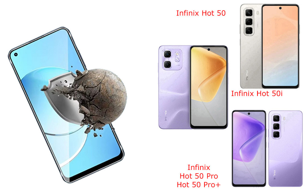 Захисне скло DefenzoGlass для Infinix Hot 20, Hot 20 5G, Hot 20i, Hot 20S – подвійна міцність Київ - фото 3
