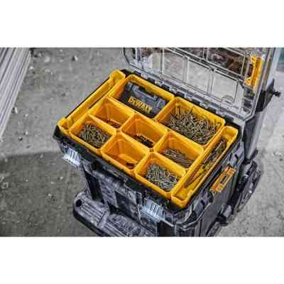 Ящик для інструментів DeWALT TSTAK, прозора кришка, 10 чашок, IP54 (DWST82968-1) Вінниця