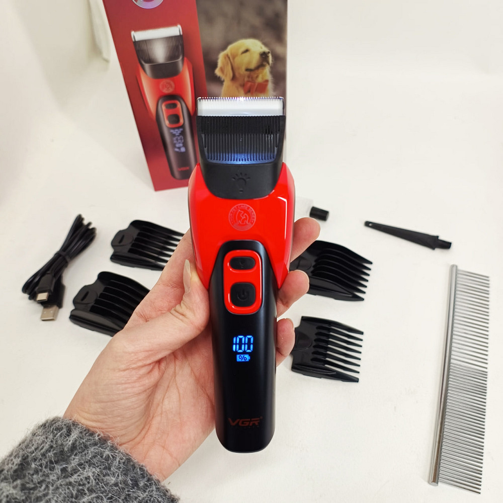 Профессиональный триммер для стрижки кошек и собак, Машинки для стрижки животных, Груминг собак BC-58 Львов - изображение 8