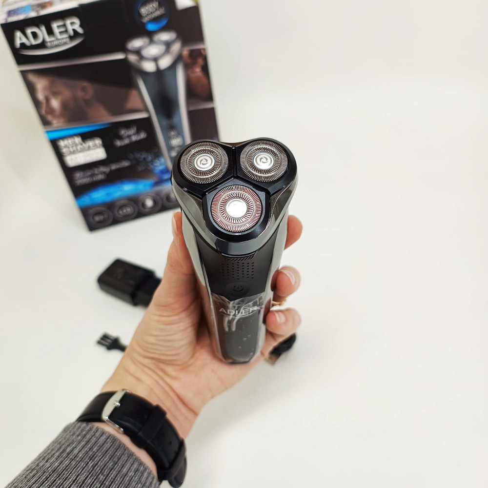 Мужская беспроводная электрическая бритва Adler, Электробритва для ухода за бородой WJ-15 Львов - изображение 4