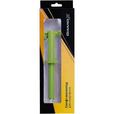 Монопод для селфі Grand-X Elegant 3,5 U-кріплення, салатовий (E3ULG) Вінниця