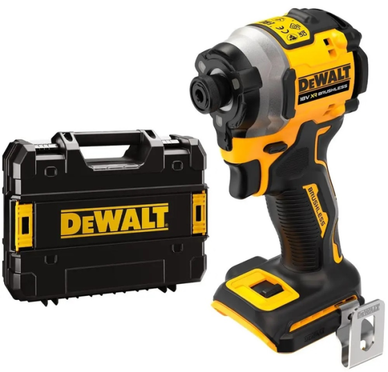 Професійний шурупокрут акумуляторний ударний безщітковий DeWALT DCF850NT : без АКБ,1 ⁄ 4, 206Нм (DCF850NT) Київ