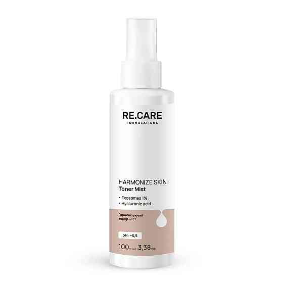 Гармонізуючий тонер-міст Harmonize Skin Toner Mist RE.CARE 100 мл Київ