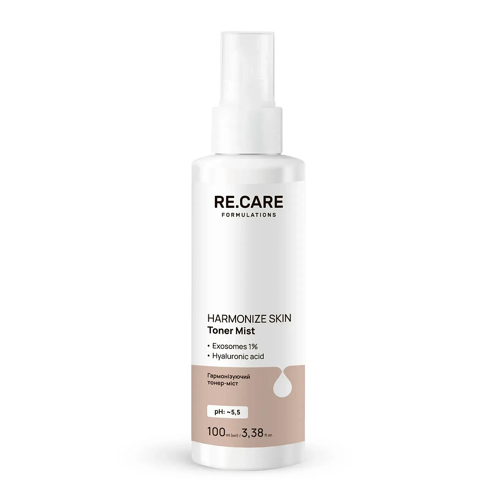 Гармонізуючий тонер-міст Harmonize Skin Toner Mist RE.CARE 100 мл Київ - фото 3