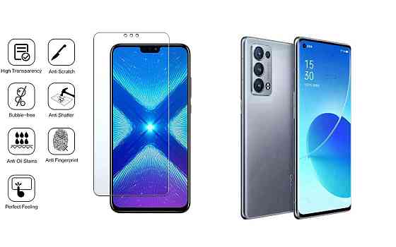 Защитное стекло NeoGlass для Oppo Reno6 Pro 5G – ультрапрозрачное и устойчивое Киев