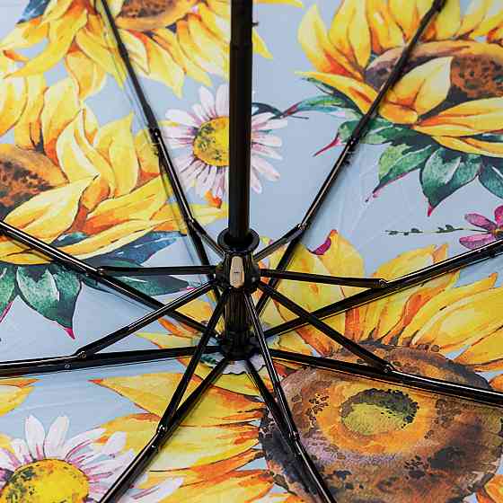 Елегантний механічний зонт з принтом, діаметр 100 см Київ