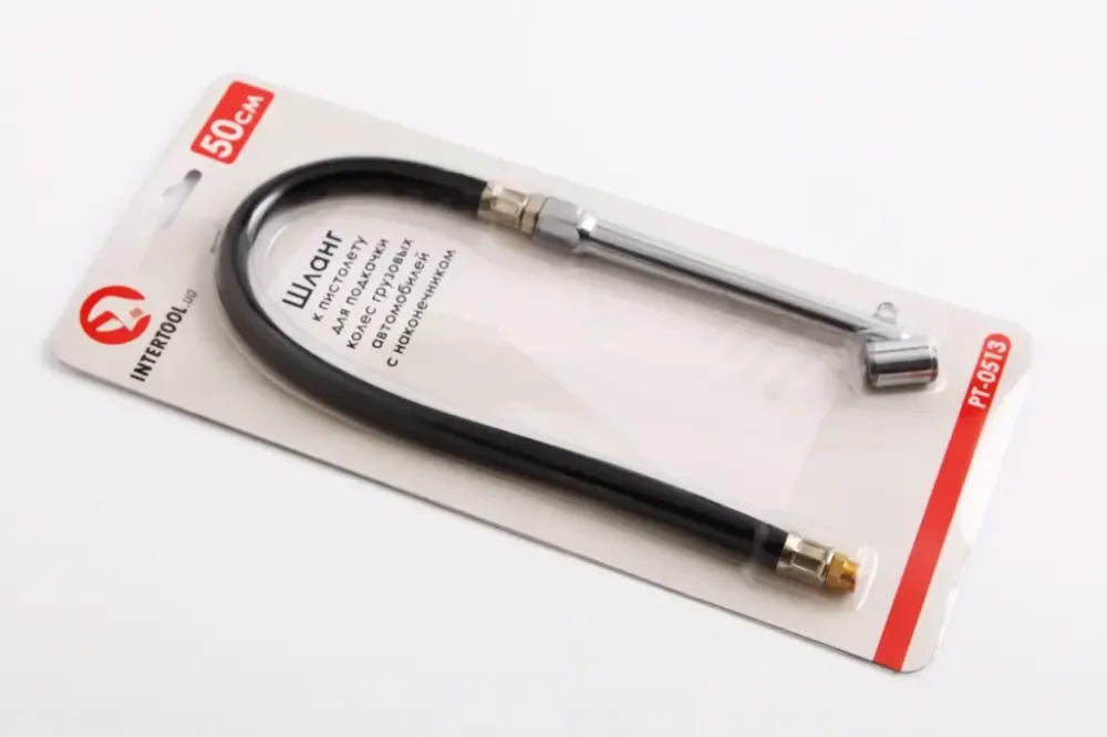 Шланг підкачки для пістолета до вантажних автомобілів 50см Intertool Вінниця - фото 2