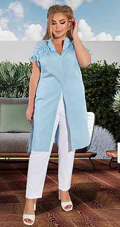 Голубое платье из тонкого джинса (48) Киев