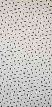 Шпалери флізелінові еко Rasch Kids World 0.53х10 дитячі кола маленькі горошок чорні на білому Київ