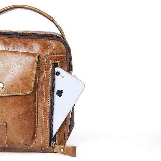 Сумка мужская Vintage 14766 Светло-коричневая Киев