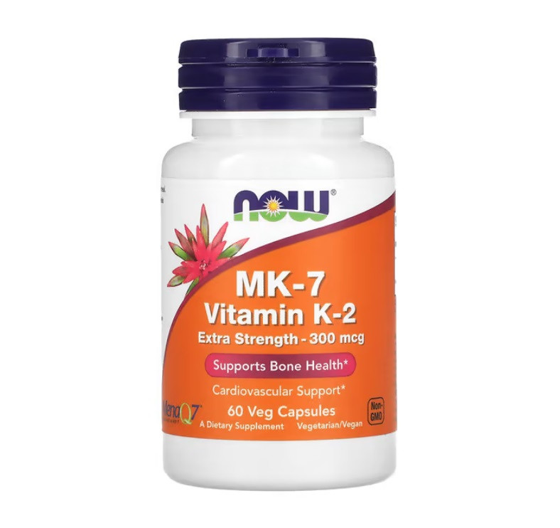 Вітамін K2, посилена дія NOW VITAMIN K2 (MK-7) 300 mcg 60 VCAPS Луцьк - фото 1
