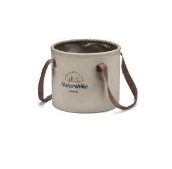 Складное ведро Naturehike NH20SJ040 для воды из ПВХ 10л (Коричневый) Винница - изображение 1