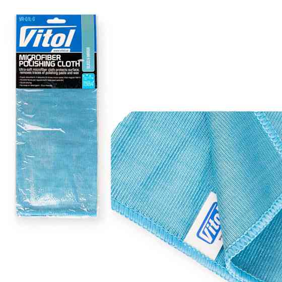 Серветка для скла (40х30) блакитна vitol універсальна Мукачево