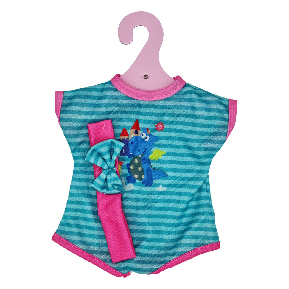 Ігровий набір одяг для пупса "Дракончик" YLC240E з пов'язкою на голову Вінниця - фото 1