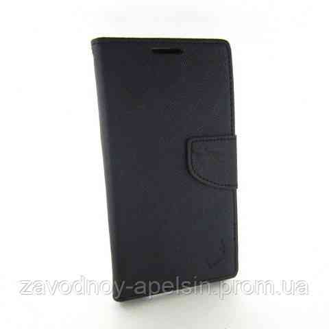 Чехол книжка Samsung N910 N9100 Note 4 Goospery черный Одесса