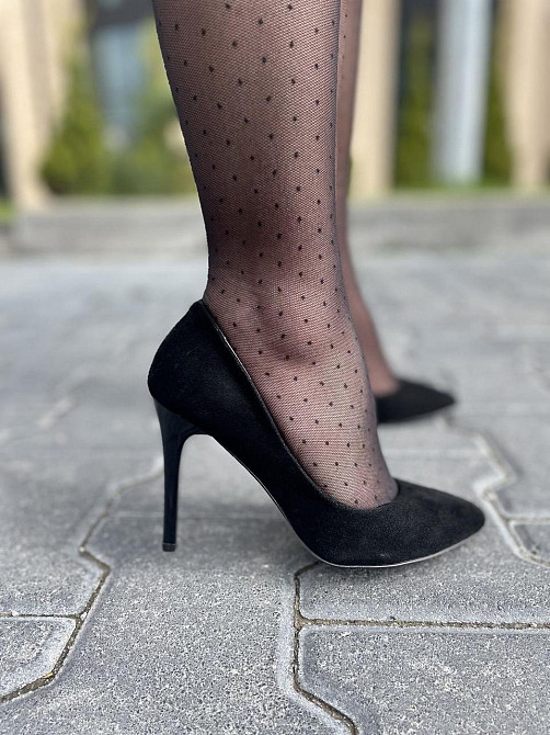 Туфлі жіночі SEE SEVEN 65 чорні (весна-осінь, замша натуральна) (3538) лише 35р. 35 Коломия - фото 1