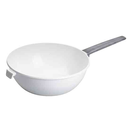 Алюмінієва сковорода 5.6 л з керамічним покриттям антипригарним Ø 30 см Біла MGC HP-4-460W Київ