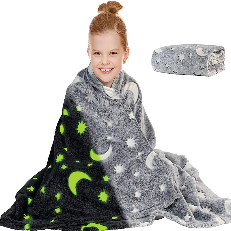 М'яка ковдра що світиться для сну Blanket kids Magic Star 150х100 см, Ковдра KE-361 що світиться Київ - фото 10