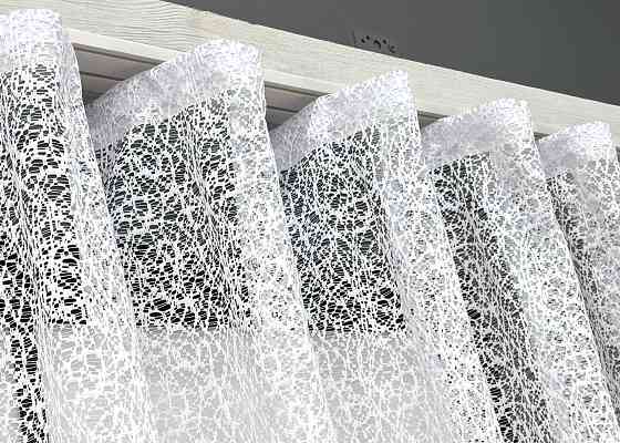 Кухонна арка VR-Textil № 000к жакард білий 310х185 см (51-260) Київ