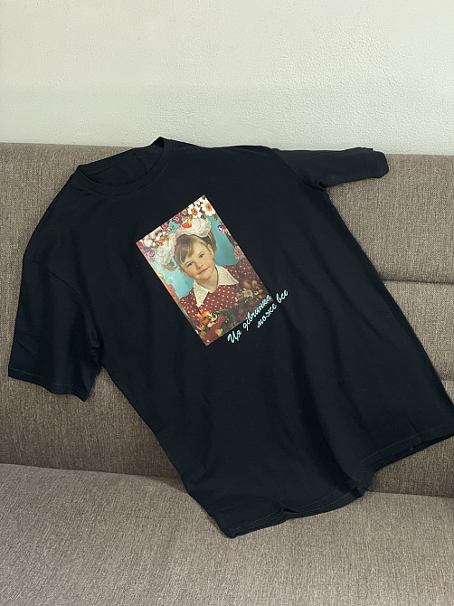 Оверсайз футболка з індивідуальним фото та написом «Ця дівчинка може все» Чернівці - фото 5