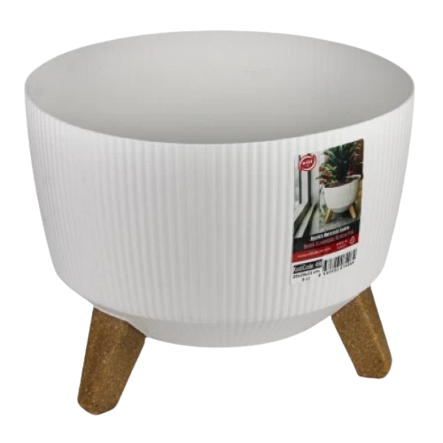 Вазон Nostalgia Bowl на ніжках 24см білий ELIF Житомир - изображение 1