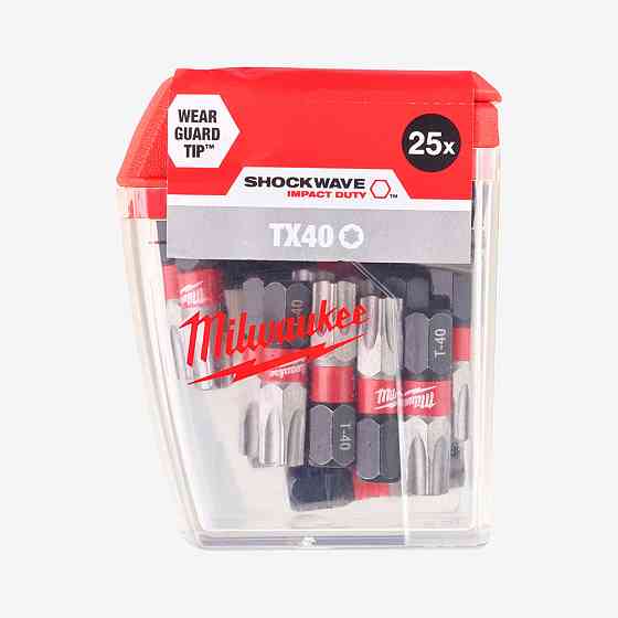 Біта SHOCKWAVE MILWAUKEE, TX40, 25мм, (25шт) Одесса