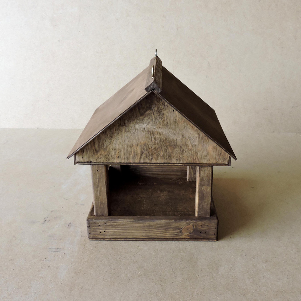 Годівниця з шпаківнею "Горихвостка" капучино Миколаїв - фото 5